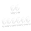 ABOOFAN 24pcs Travel-friendly Triangle Sponge Case Makeup Organizer for Powder Puff Compact Beauty Tool Holder view 1