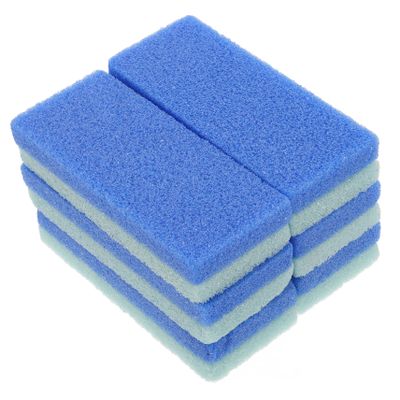 BATHVEVE 6pcs Pu Pumice Stone Foot Scrubber Shower Foot Stone Dead Skin Exfoliator for