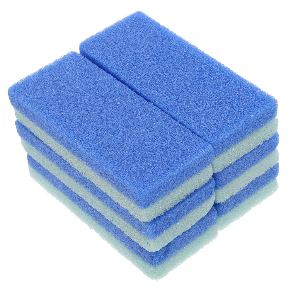 BATHVEVE 6pcs Pu Pumice Stone Foot Scrubber Shower Foot Stone Dead Skin Exfoliator for