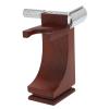 Eujgoov Wood Shave Stand, Stand with Brush Holder, Strong Practicality, Wood Material, Non Slip Base, Small Size, Fits Most Razors and Brushes, Universal Brush Storage Rack, Suitable for view 2