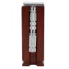 Eujgoov Wood Shave Stand, Stand with Brush Holder, Strong Practicality, Wood Material, Non Slip Base, Small Size, Fits Most Razors and Brushes, Universal Brush Storage Rack, Suitable for view 3
