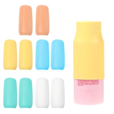 10 Pack Silicone Bottle Covers for Travel, Stretchable Silicone Bottle Covers Travel Toiletries Bottles Cover Leak Proof Elastic Toiletry Skins Sleeves Cruise Beach Vacation Essentials for Men Women