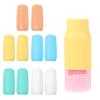 10 Pack Silicone Bottle Covers for Travel, Stretchable Silicone Bottle Covers Travel Toiletries Bottles Cover Leak Proof Elastic Toiletry Skins Sleeves Cruise Beach Vacation Essentials for Men Women view 1