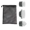 BCQDOL 3 Pcs of Brush Heads,Replacement Brush Heads Set for Electric Spin Scrubber, Cordless Power Shower Scrubber, Cleaning Brush for Bathroom Tile Sink Floor Cleaning. view 1
