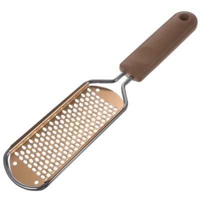 Gatuida 1pc Stainless Steel Foot File Sharpener Remover Callus Exfoliating Scrub for Feet Dead Skin Callus Remover Portable