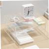 ABOOFAN 3-layer Acrylic Drawer Storage Box Desktop Drawer Organizer Organizer for Desk Easy to Use view 2