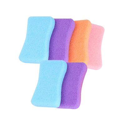 GALPADA 6pcs Foot Stone Skin Scrubber Callus Remover Pedicure Exfoliating Tool Men Foot Care Grinding Stone Random Color