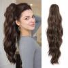 XIXISNOW Curly Ponytail Extension for Women 22'' Synthetic Claw Clip Daily view 1