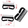 DEARMAMY 6pcs Large Plastic Dust Cleaner Brushes for Home Manicure Fingernail and Furniture Cleaning Tools Comfortable to Hold Design for Dust Removal view 3