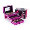 HPQHPQ All-in-One Makeup Travel Case - Durable Makeup Box for Women with Full Kit Essentials, Perfect Makeup Set for On-the-Go (Pink) view 3