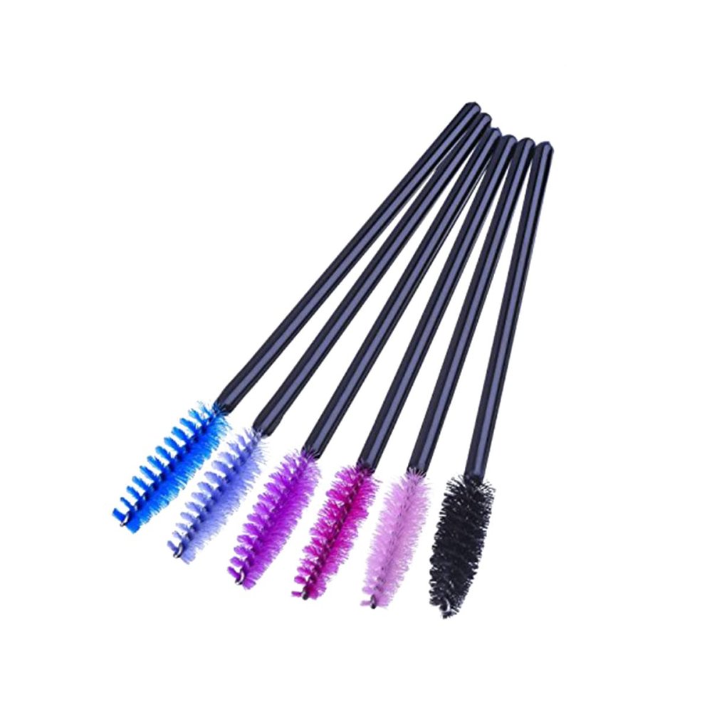 Baluue 300pcs Eyelash Brush Disposable Mascara Wands Makeup Accessory Eye Makeup Applicators Lash Mascara Brush