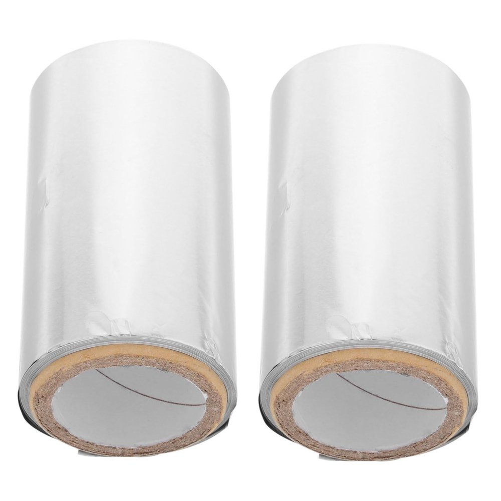 VALICLUD 2rolls Hair Foils for Highlighting of Aluminum Foil End Paper for Hair Perm for Salons