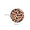 NOLITOY Leopard Print Makeup Triangle Powder Puff Round Makeup Sponge Fluffy Powder Pads Puff Random view 2