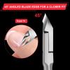 3PCS*501 SHEFFYA Professional Cuticle Trimmer Nail Cuticle Cutter Stainless Steel Cuticle Nippers Cuticle Clippers Manicure Tools with Double Nail Care Pedicure Nail Tools Nippers view 2