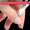 3PCS*501 SHEFFYA Professional Cuticle Trimmer Nail Cuticle Cutter Stainless Steel Cuticle Nippers Cuticle Clippers Manicure Tools with Double Nail Care Pedicure Nail Tools Nippers view 4