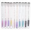 Baluue 30pcs Eyelash Brush Tube Portable Crystal Wands for Eyelash Extension Disposable Makeup Applicators for Travel and Daily Use Spiral Design for Beautiful Lashes view 1