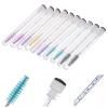 Baluue 30pcs Eyelash Brush Tube Portable Crystal Wands for Eyelash Extension Disposable Makeup Applicators for Travel and Daily Use Spiral Design for Beautiful Lashes view 3