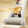 Trimcoo New Bikini Trimmer for Women [LED Light & Diaplay] Electric Foil Shaver for Men, Body Hair Trimmer for Face, Groin, Arm, Back, Wet/Dry Painless Groomer with Ceramic Blade,Travel Razor, White view 3