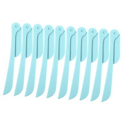 FRCOLOR 10pcs Portable Eyebrow Razor for Women Hair Razor Face Makeup Women Facial Tools Foldable Eyebrow Trimmer Makeup Tool Kit Shaver