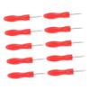 Vaguelly 10pcs Bottle Piercing Needles for Eyelash Extension Blocking Tips for Seamless Application Stainless Steel Ergonomic Handle Salon Home Use view 1