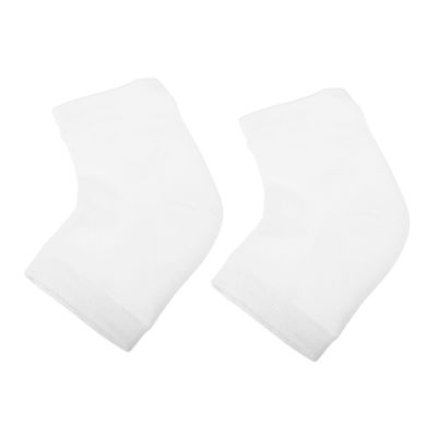 Ipetboom 1pair Gel Socks for Cracked Heels Moisturizing Cotton Spa Socks Open Toe Design for Dry Feet Care for Daily Use and Foot Treatment