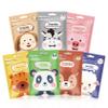 AOAZXBB 7 Pack Kids Face Mask Spa Animal Character Sheet Masks,Hydraiting Spa Night Party Facial Mask Skincare Set for All Skin Types view 1