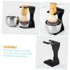WEKADRIN Shaving Kit for Men Shaving Brush Stand Razor Holder Bowl Grooming Tools Stand view 2
