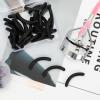 30PCS Silicone Eyelash Curler Refill Pads, Universal Fit Rubber Replacement Pads for Eye Lash Curler with Clear Storage Box, Black view 4