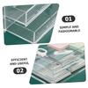 ABOOFAN 2pcs Cosmetic Storage Case Desktop Drawer Organizer Desk Organizer Drawer Divider for Makeup view 3