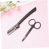 GALPADA Complete Eyebrow Care Kit Razor Trimmer Comb Tweezers Scissors Shaper Women Beauty Tools Travel-Friendly view 3