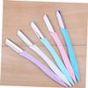 DEARMAMY 10pcs Eyebrow Set Portable Eyebrow Trimmer and Shaper Tools for Precise Grooming and Hair Removal Ergonomic Design Protective Cover for Travel view 3