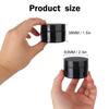 110 Packs 2 OZ Black Plastic Jars with black Lids, Body Butter Containers, Cosmetic Containers jars for Kitchen Ingredients, beads, sequins, Lotion, Cream, DIY Crafts and More by KUKLIPJIM view 2
