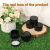 110 Packs 2 OZ Black Plastic Jars with black Lids, Body Butter Containers, Cosmetic Containers jars for Kitchen Ingredients, beads, sequins, Lotion, Cream, DIY Crafts and More by KUKLIPJIM view 4