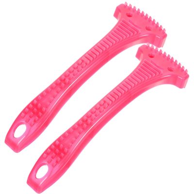 Baluue 2pcs Foot File Tools for Dead Skin Removal Ergonomic Pedicure Exfoliating File Gentle Foot Care Accessories for Salon and Home Use