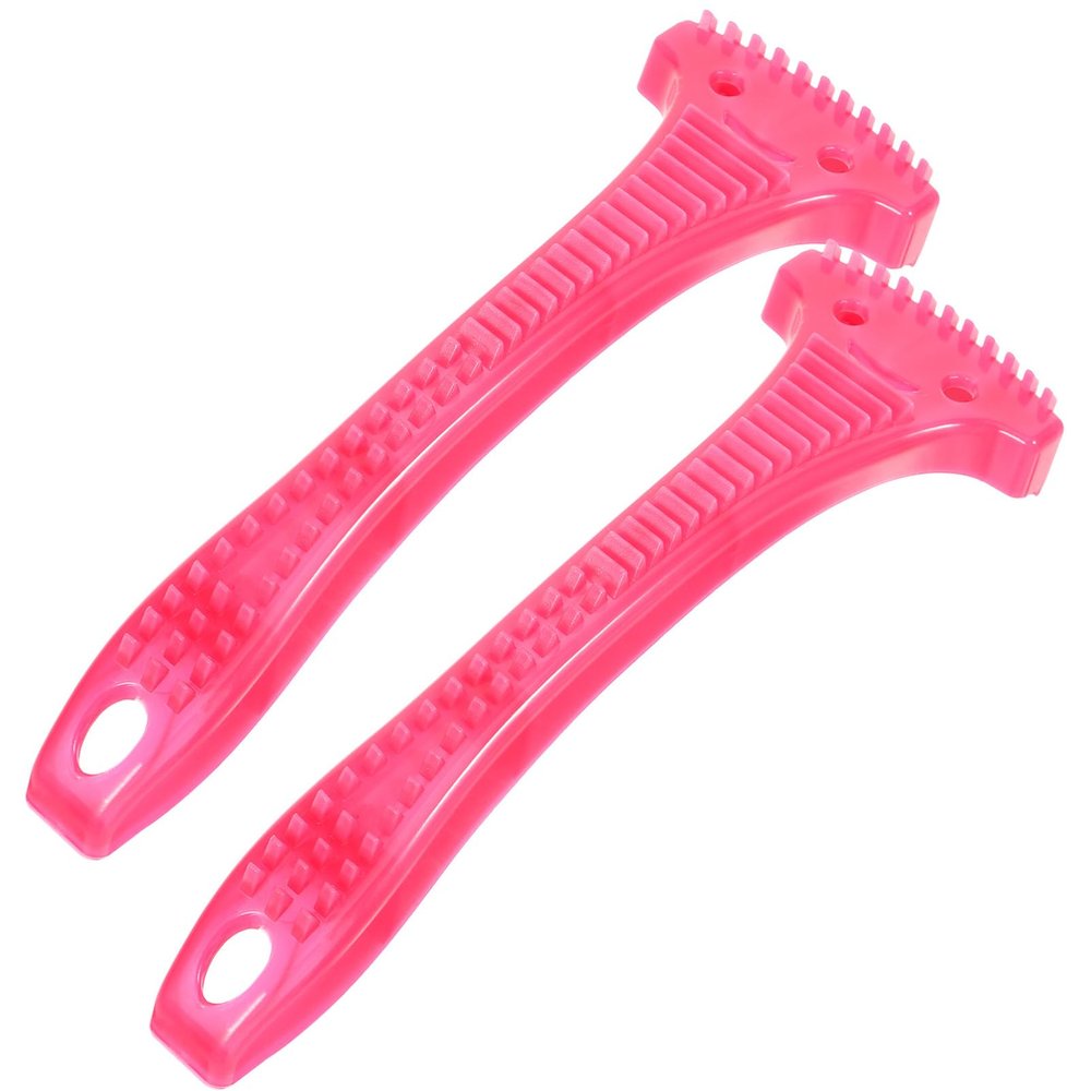 Baluue 2pcs Foot File Tools for Dead Skin Removal Ergonomic Pedicure Exfoliating File Gentle Foot Care Accessories for Salon and Home Use