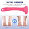 Baluue 2pcs Foot File Tools for Dead Skin Removal Ergonomic Pedicure Exfoliating File Gentle Foot Care Accessories for Salon and Home Use view 4