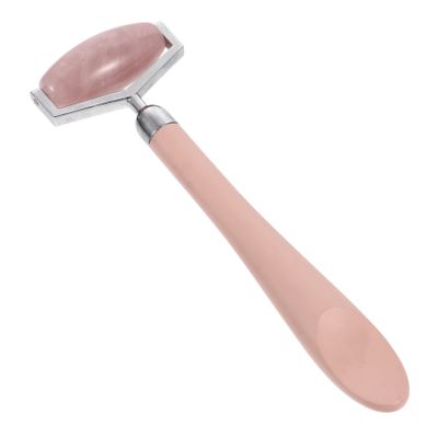 DEARMAMY 1pc Natural Jade Facial Roller for Skin Care Aging Tool for Wrinkles Compact Design for Travel Jade Massage Bar for Relaxation and Revitalization