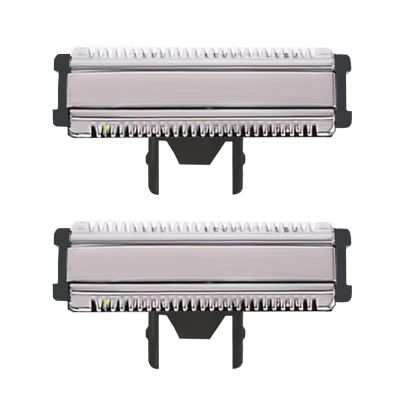 LinMei Men's Electric Trimmer Blades - Full Body Wet & Dry Shaver USB-C Fast Charging, IPX5 Waterproof, Cordless Foil Trimmer for Face, Head, Body (Shaver Blades 2pcs)