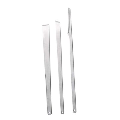 DEARMAMY 3pcs Stainless Steel Pedicure Tools Foot Nail Care Kit Manicure Supplies Cuticle Remover