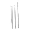 DEARMAMY 3pcs Stainless Steel Pedicure Tools Foot Nail Care Kit Manicure Supplies Cuticle Remover view 1