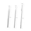 DEARMAMY 3pcs Stainless Steel Pedicure Tools Foot Nail Care Kit Manicure Supplies Cuticle Remover view 2