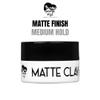 Pomp Styl Matte Clay for Men 4 OZ | Medium Hold, Low Shine Hair Styling Clay | Texturizing Matte Finish | Professional Hair Wax for All Hair Types view 2
