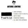Pomp Styl Matte Clay for Men 4 OZ | Medium Hold, Low Shine Hair Styling Clay | Texturizing Matte Finish | Professional Hair Wax for All Hair Types view 3