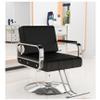 Barber Chair Hair Salon Chair with Heavy Duty Hydraulic Pump,Stainless Steel Footrest,Styling Chair for Beauty Spa Hairdressing Braiding,Black b,C view 1