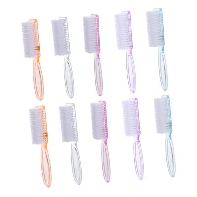 Beaupretty 10pcs Fingernail Brush Handle Gentle Cleaning Tool for Toes Nails Ergonomic Grip for Effortless Use for Personal Nail Care