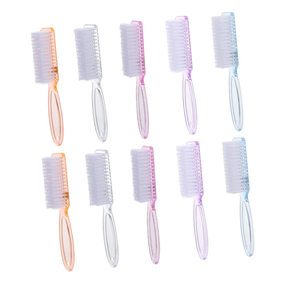 Beaupretty 10pcs Fingernail Brush Handle Gentle Cleaning Tool for Toes Nails Ergonomic Grip for Effortless Use for Personal Nail Care