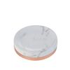 DUYHBAWRS White Marble Bathroom Mouthwash Cup Toothbrush Holder Lotion Bottle Dish Ceramic 5pcs Home Hotel Washing Set view 4