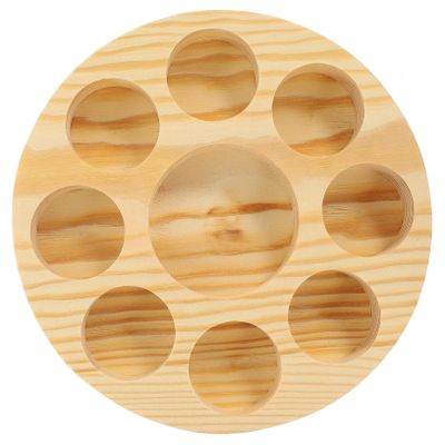 Alipis 9grid Essential Oil Display Stand Essential Oil Organizer Perfume Storage Box Small Stand