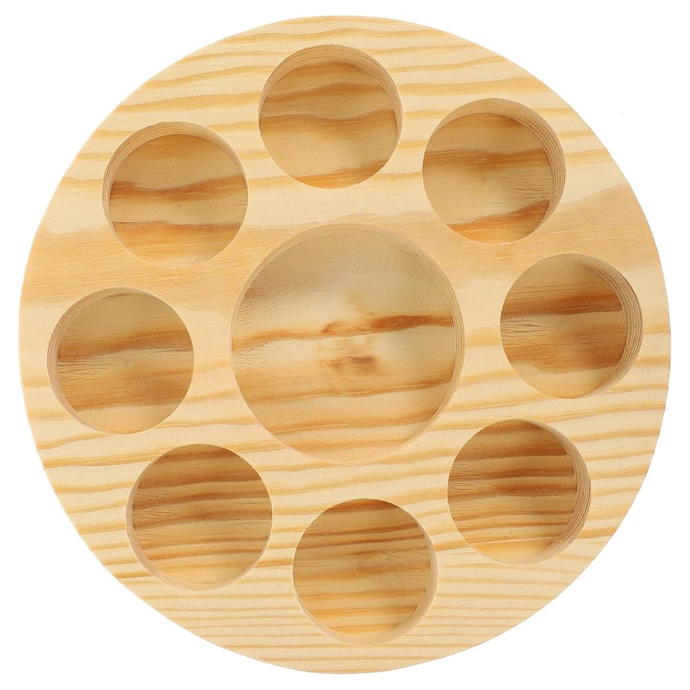 Alipis 9grid Essential Oil Display Stand Essential Oil Organizer Perfume Storage Box Small Stand