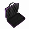 Dioche Essential Oil Organizer, Essential Oil Carrying Case Essential Oil Case Essential Oil Travel Case Hard Shell Case 60 Bottles Suitable for Bottles 5ml,15ml, Essential Oils (Purpl e) view 3